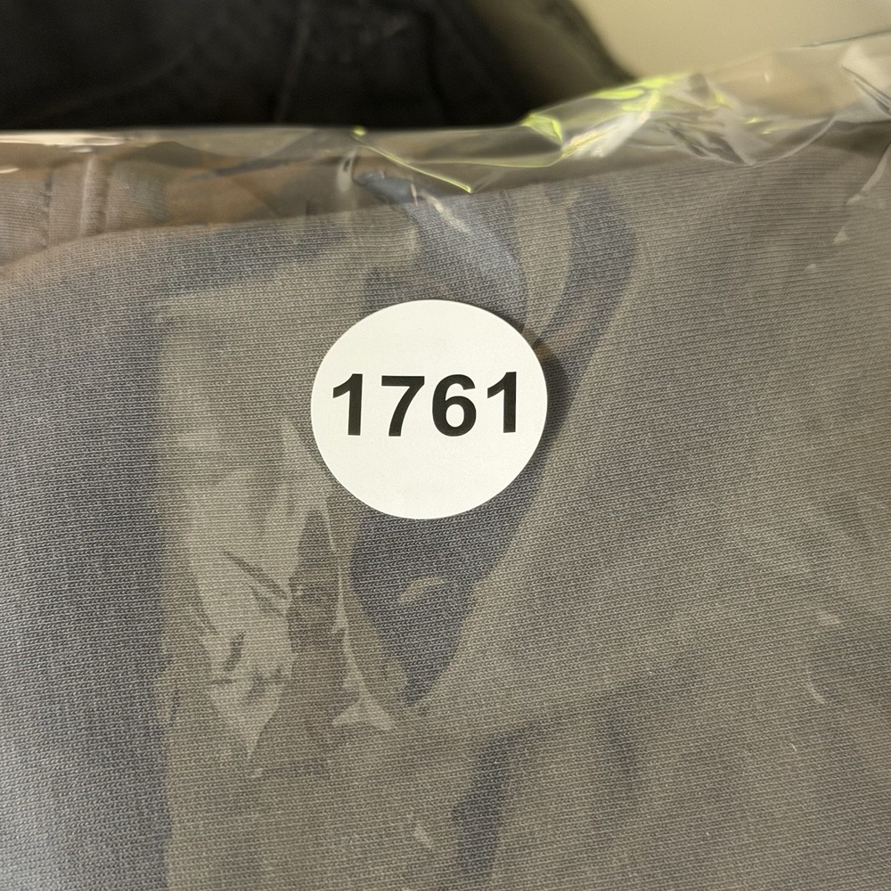 BYLT Premium Basics Drop-Cut Hoodie Gray Pullover Mens Large - Picture 12 of 12